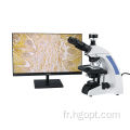 Microscope binoculaire biologique avec caméra 5MP